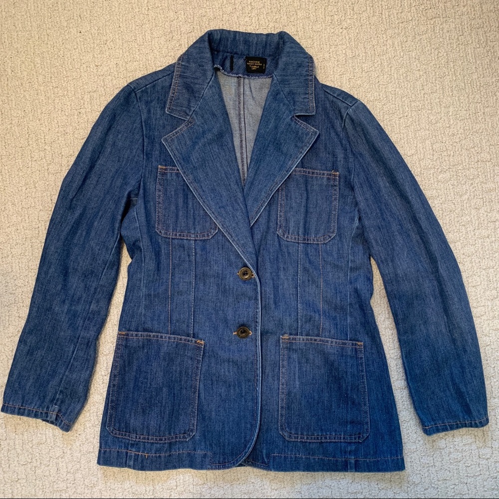Euipementes Militaires Denim Blazer